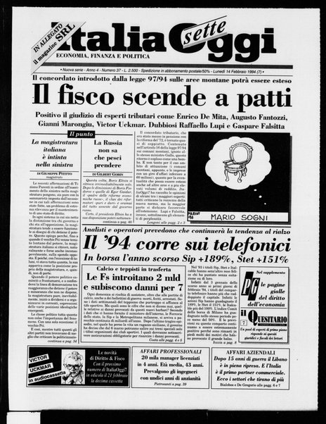 Italia oggi : quotidiano di economia finanza e politica